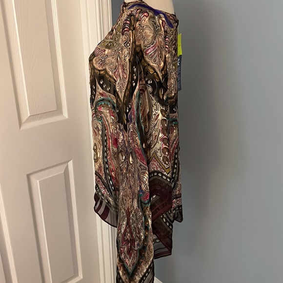 Etro Milano 100% Italian Silk Tunic Blouse - Picture 7 of 10